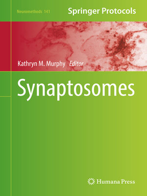 cover image of Synaptosomes